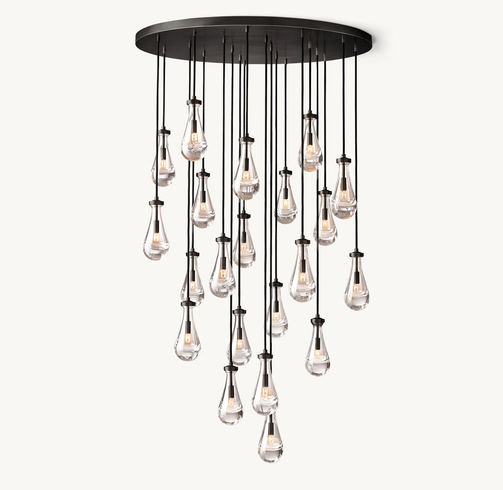 Signature Rain Round Chandelier