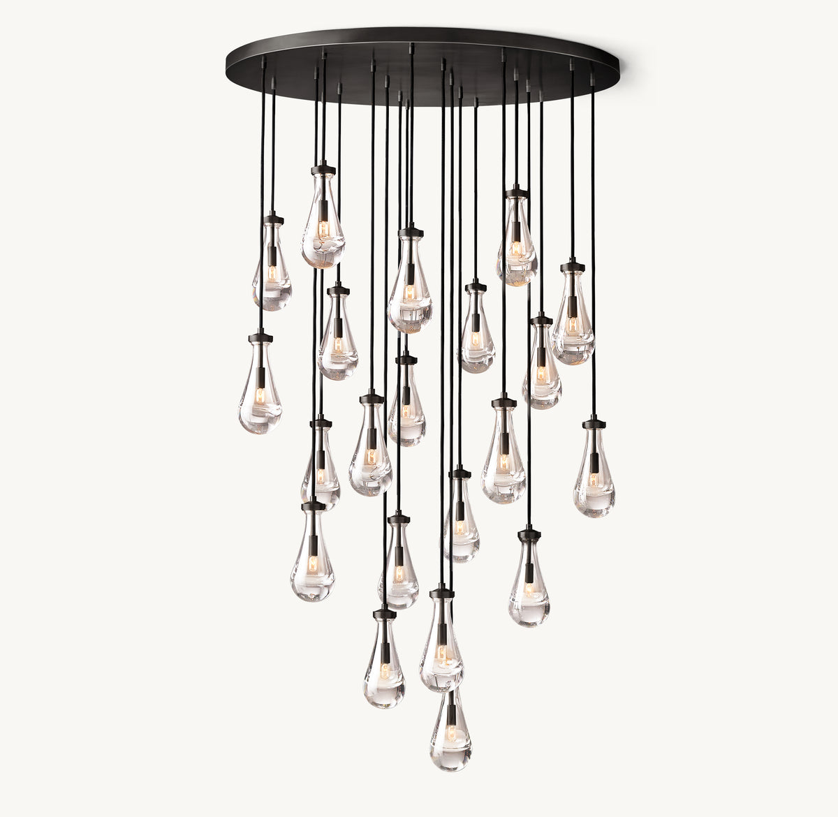Signature Rain Round Chandelier