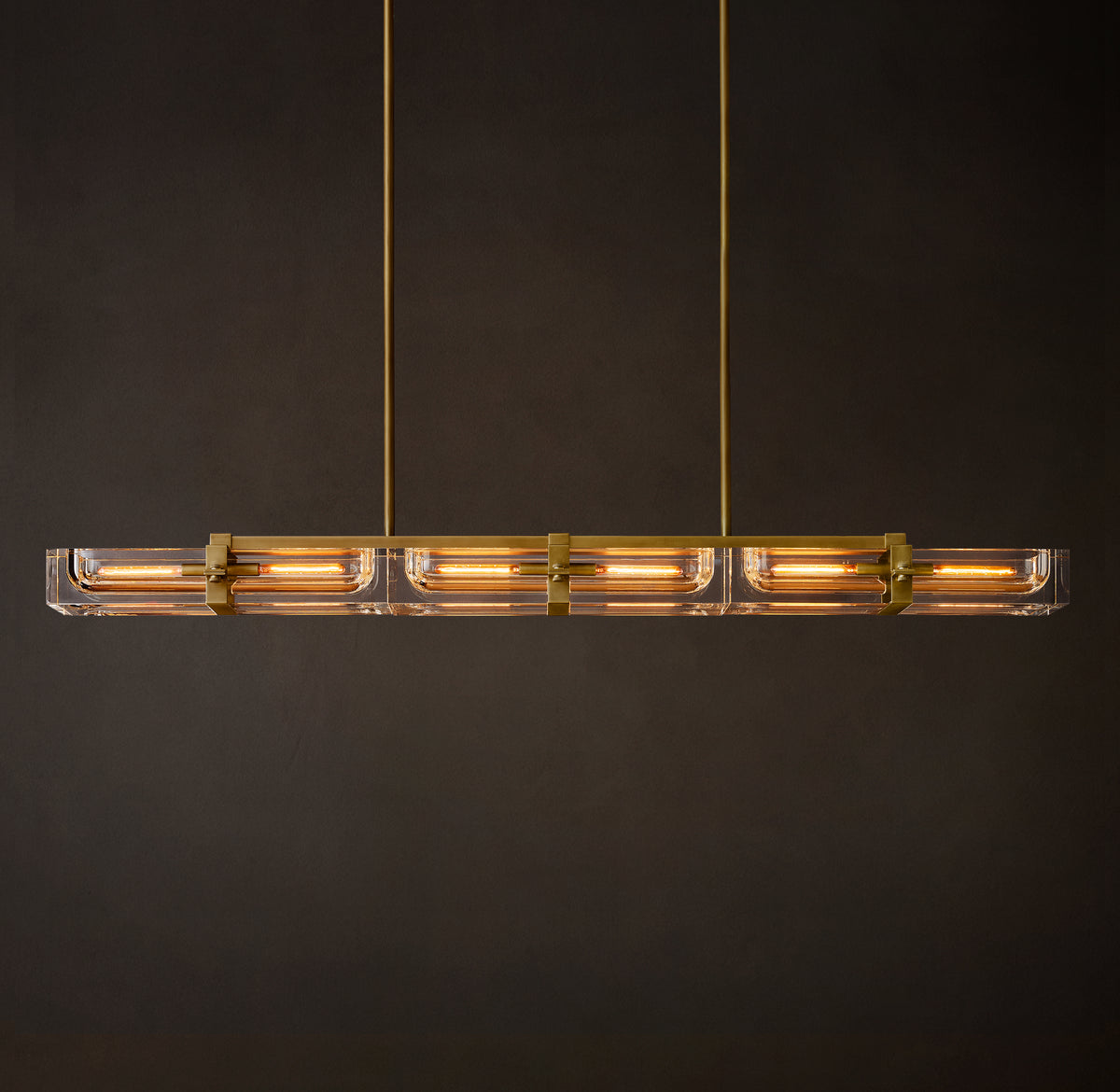 Sculptural Savile Linear Chandelier – 72"