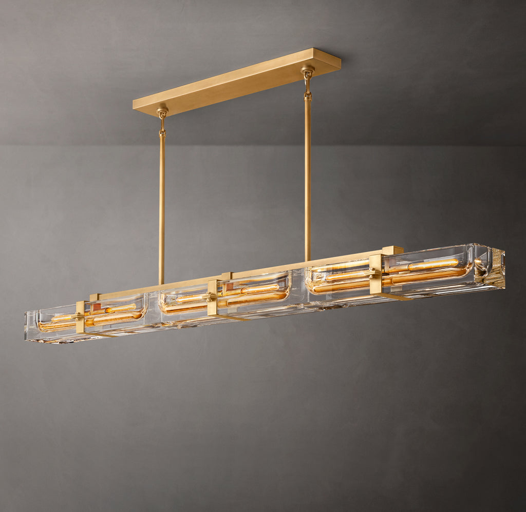Sculptural Savile Linear Chandelier – 72"