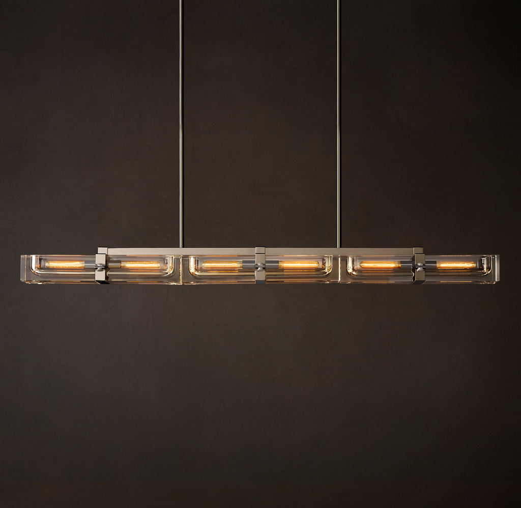 Sculptural Savile Linear Chandelier – 72"