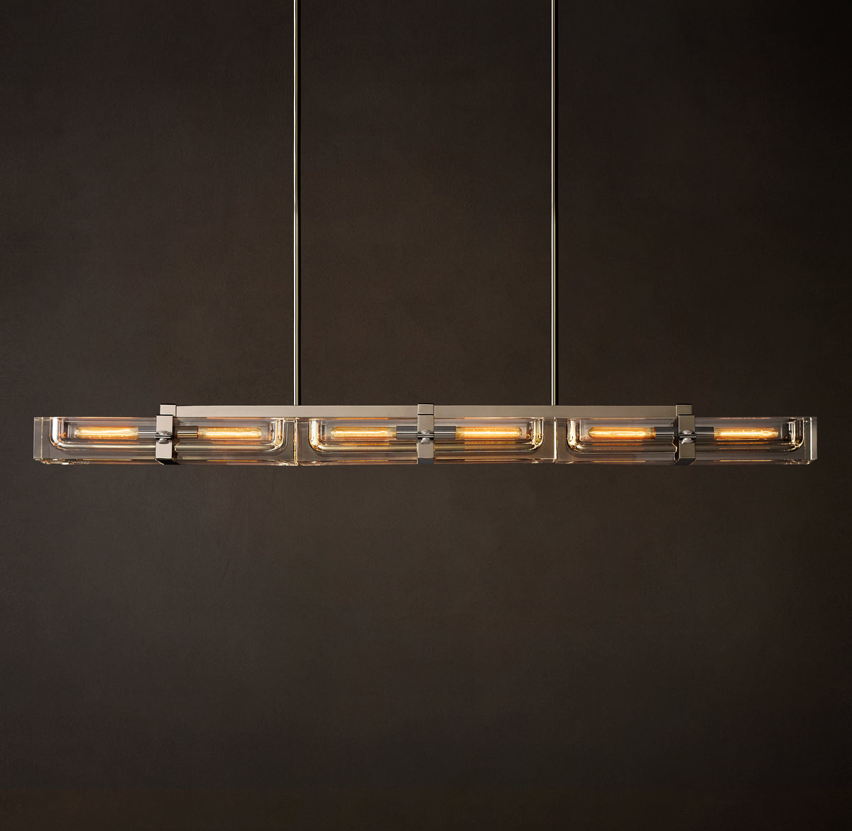 Sculptural Savile Linear Chandelier – 72"