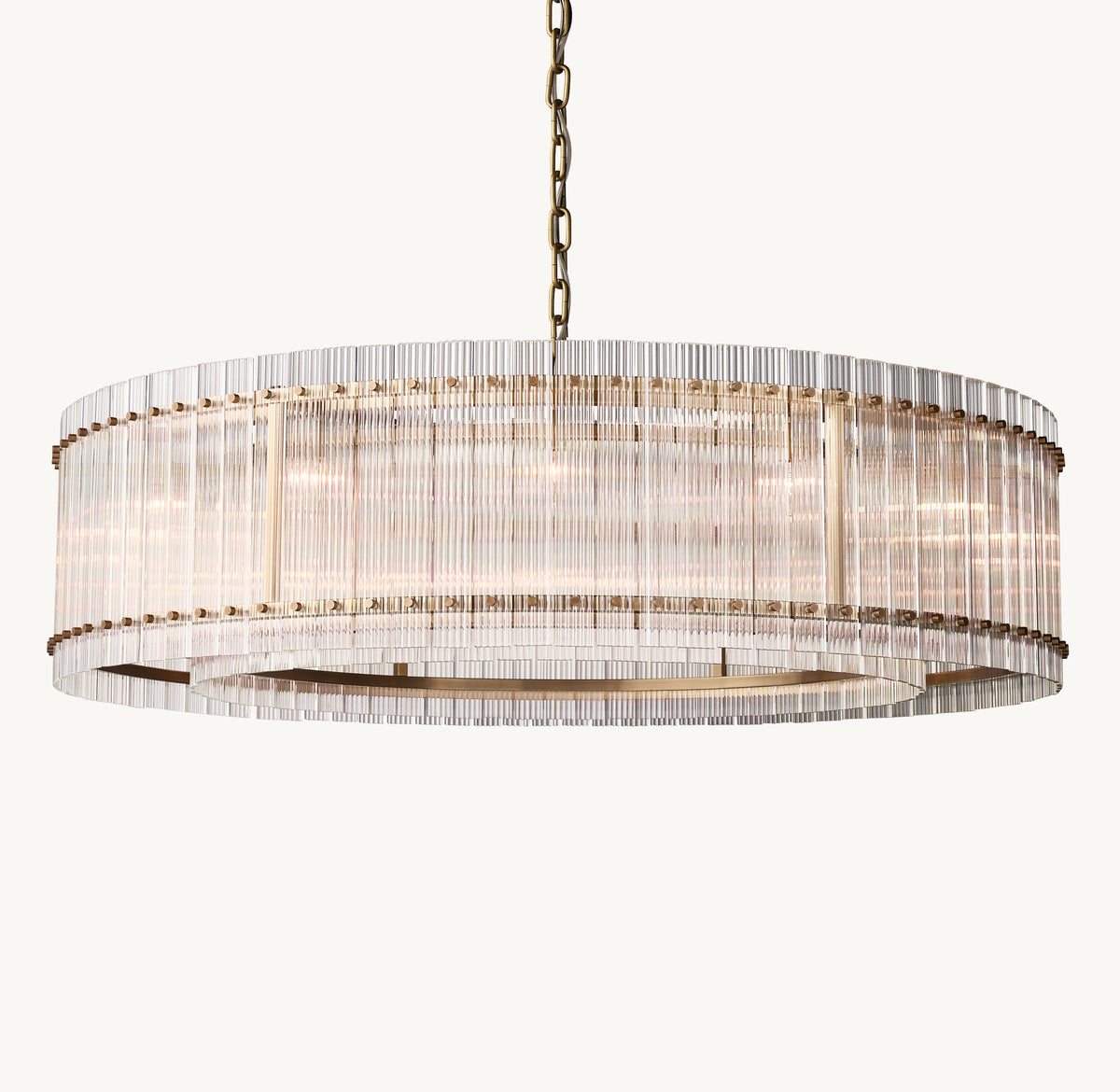 Sculptural San Marco Glass Round Chandelier, alternate view