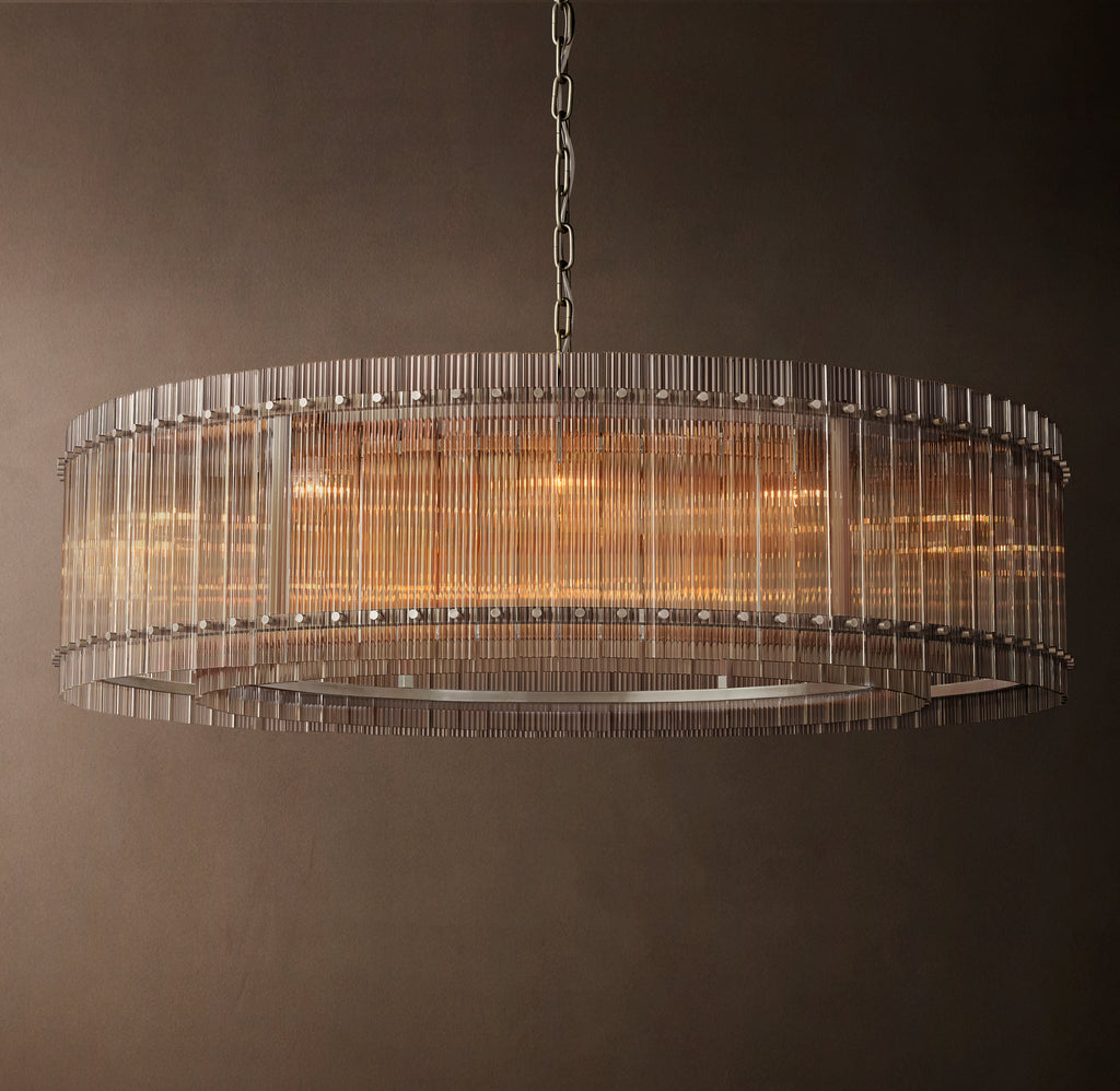 Sculptural San Marco Glass Round Chandelier, alternate view