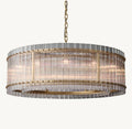 Sculptural San Marco Glass Round Chandelier