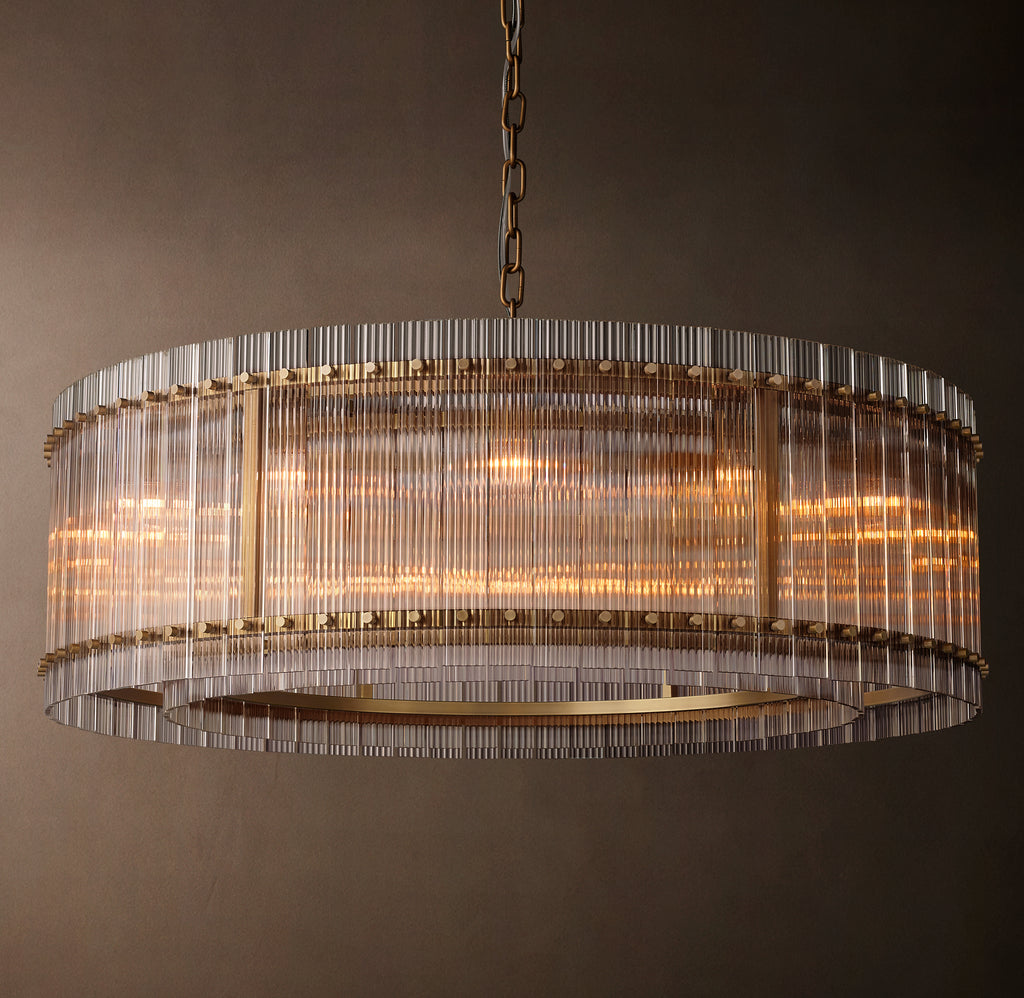 Sculptural San Marco Glass Round Chandelier, alternate view