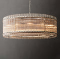 Sculptural San Marco Glass Round Chandelier