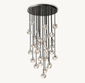 Heritage Boule De Cristal Clear Glass Round Cluster Chandelier