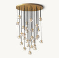 Heritage Boule De Cristal Clear Glass Round Cluster Chandelier