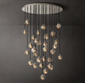 Heritage Boule De Cristal Clear Glass Round Cluster Chandelier