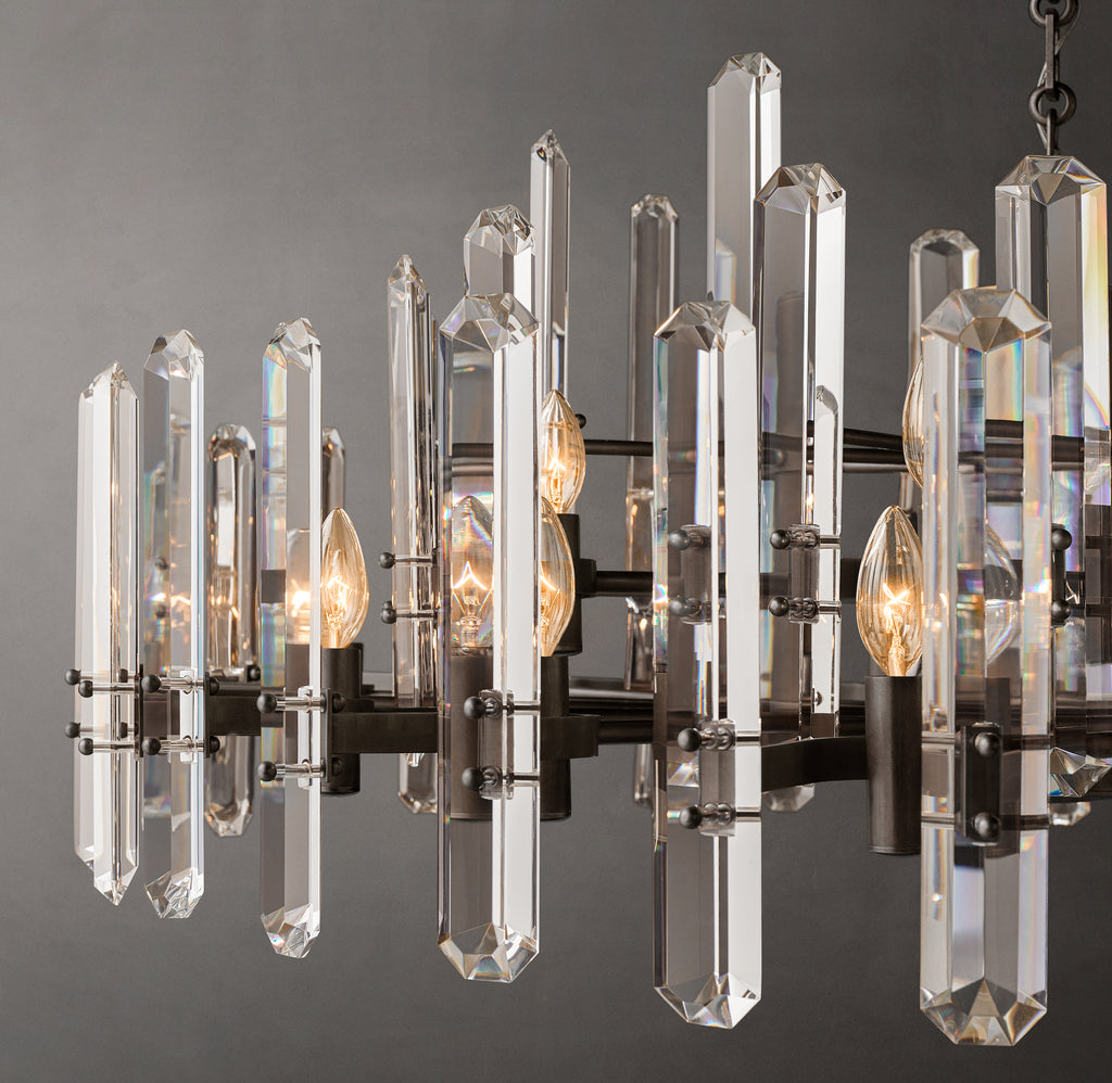 Signature Bonnington Round Chandelier – 48" Bronze