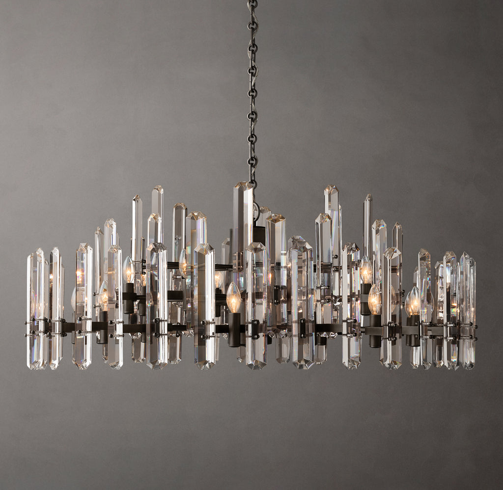 Signature Bonnington Round Chandelier – 48" Bronze