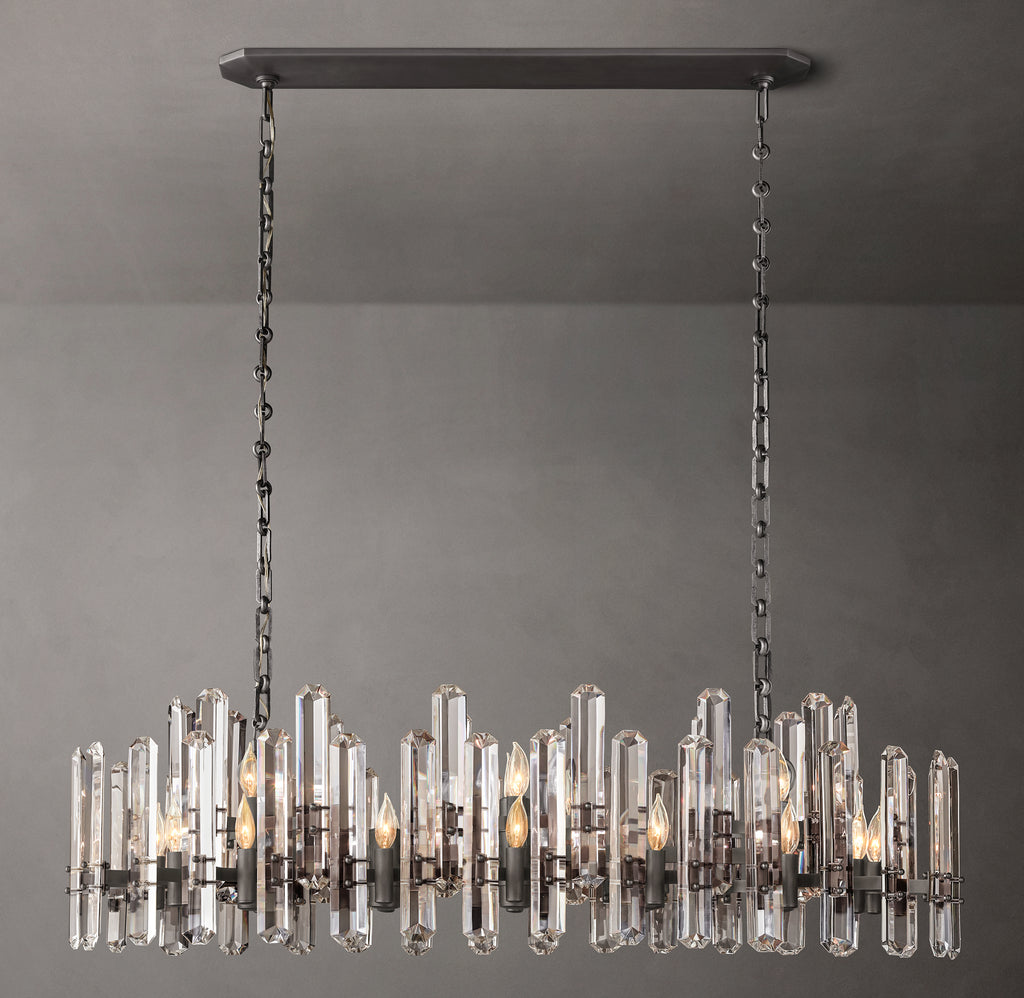Signature Bonnington Linear Chandelier, alternate view