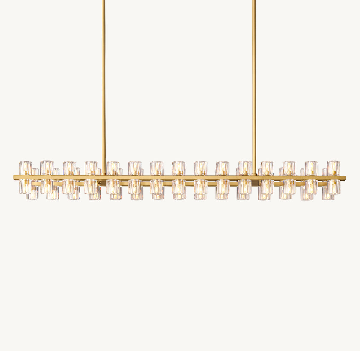 Artisan Arcachon LED Rectangular Chandelier, alternate view