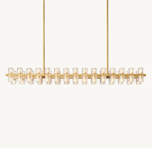 Artisan Arcachon LED Rectangular Chandelier, alternate view