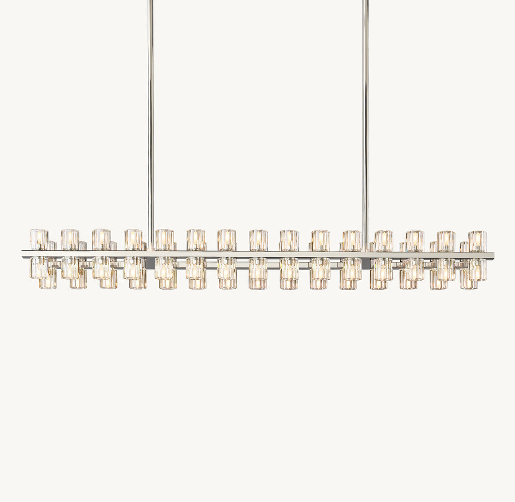 Artisan Arcachon LED Rectangular Chandelier, alternate view