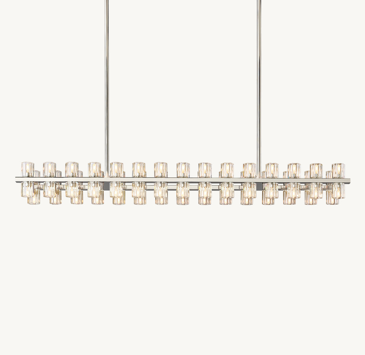 Artisan Arcachon LED Rectangular Chandelier, alternate view