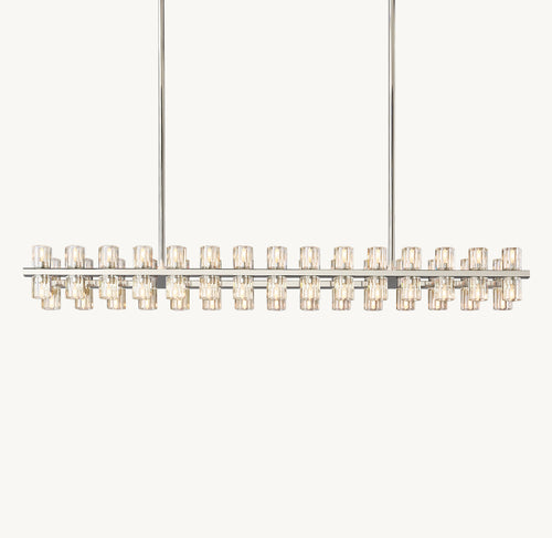 Artisan Arcachon LED Rectangular Chandelier, alternate view