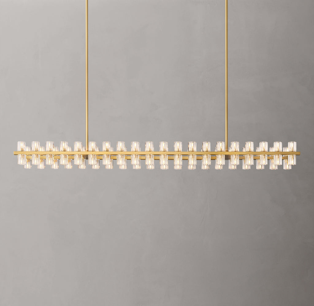 Artisan Arcachon LED Rectangular Chandelier, alternate view