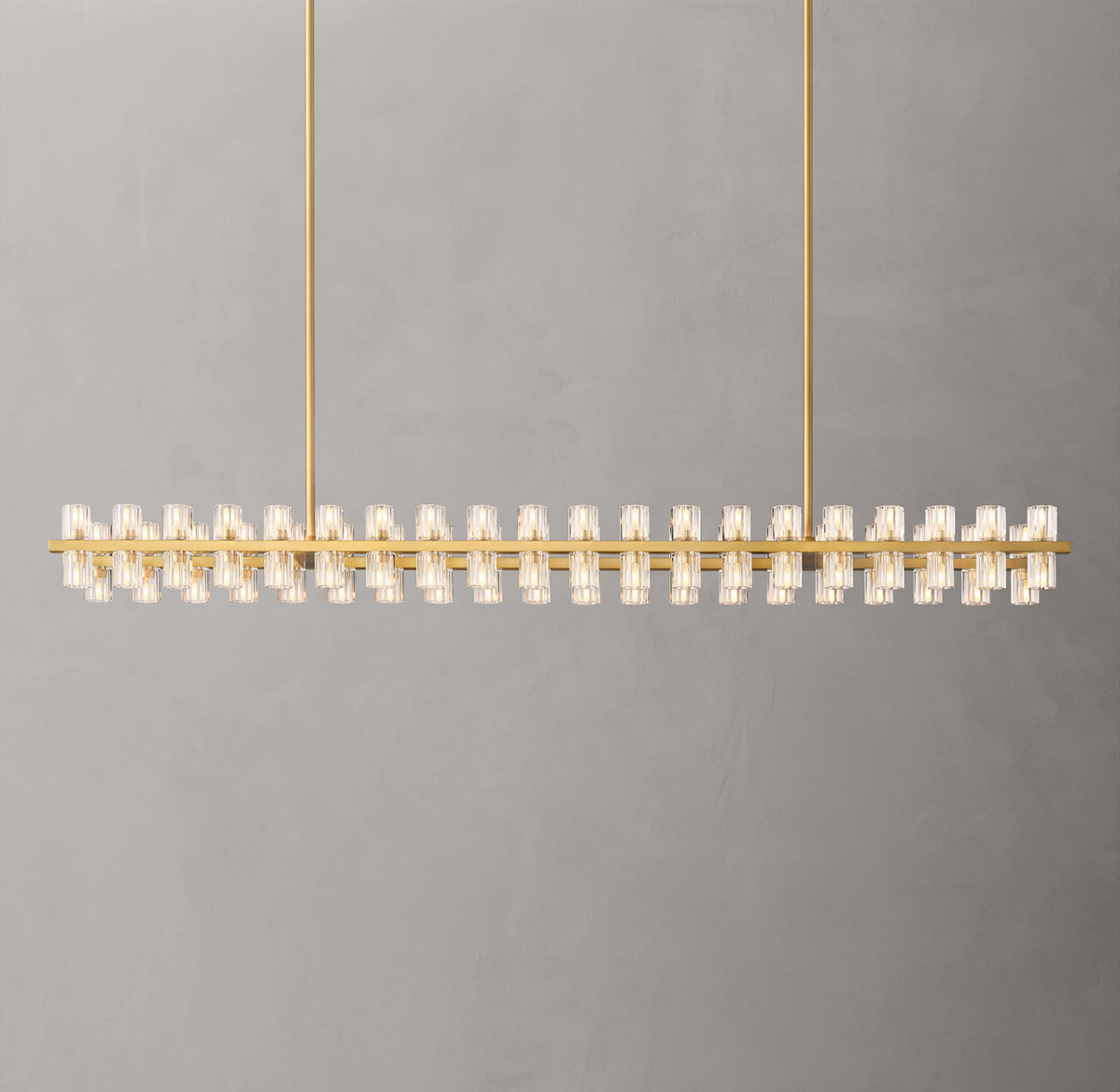 Artisan Arcachon LED Rectangular Chandelier, alternate view