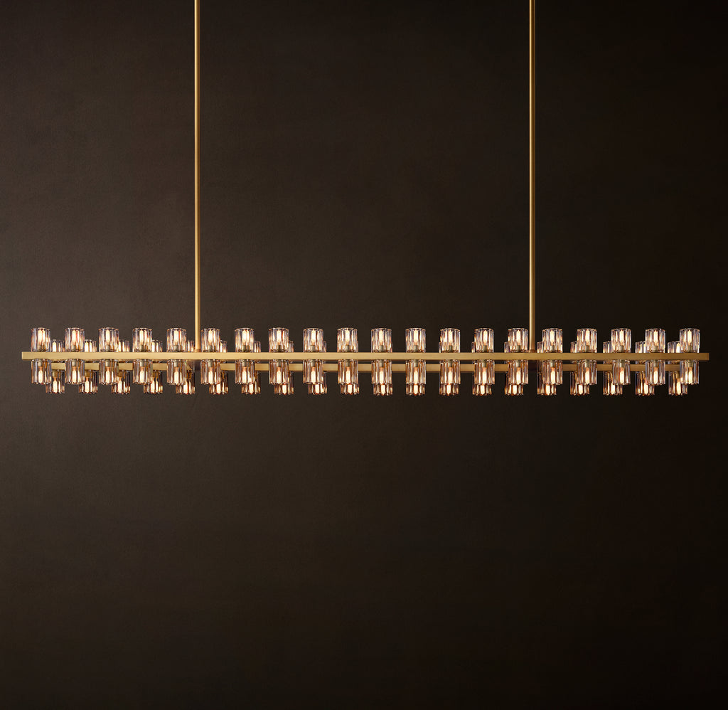 Artisan Arcachon LED Rectangular Chandelier – 72"