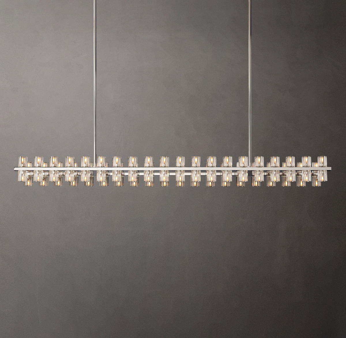 Artisan Arcachon LED Rectangular Chandelier, alternate view