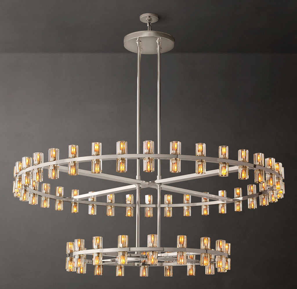 Artisan Arcachon LED Round Two-Tier Chandelier