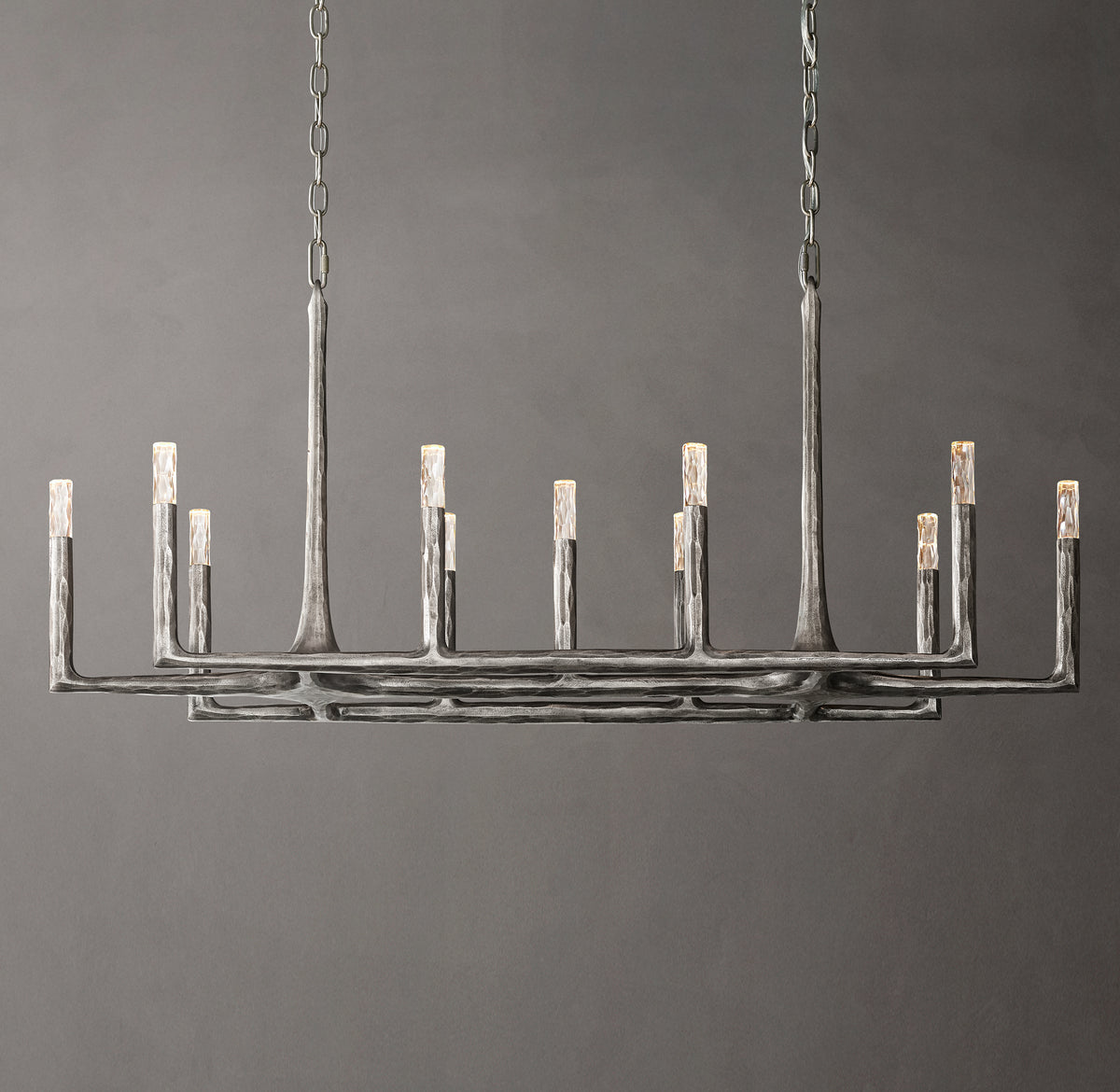 Artisan Thaddeus Linear Chandelier, alternate view