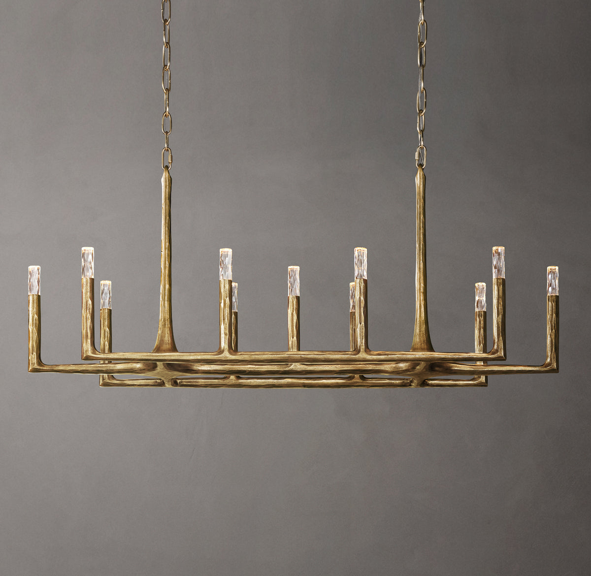 Artisan Thaddeus Linear Chandelier, alternate view