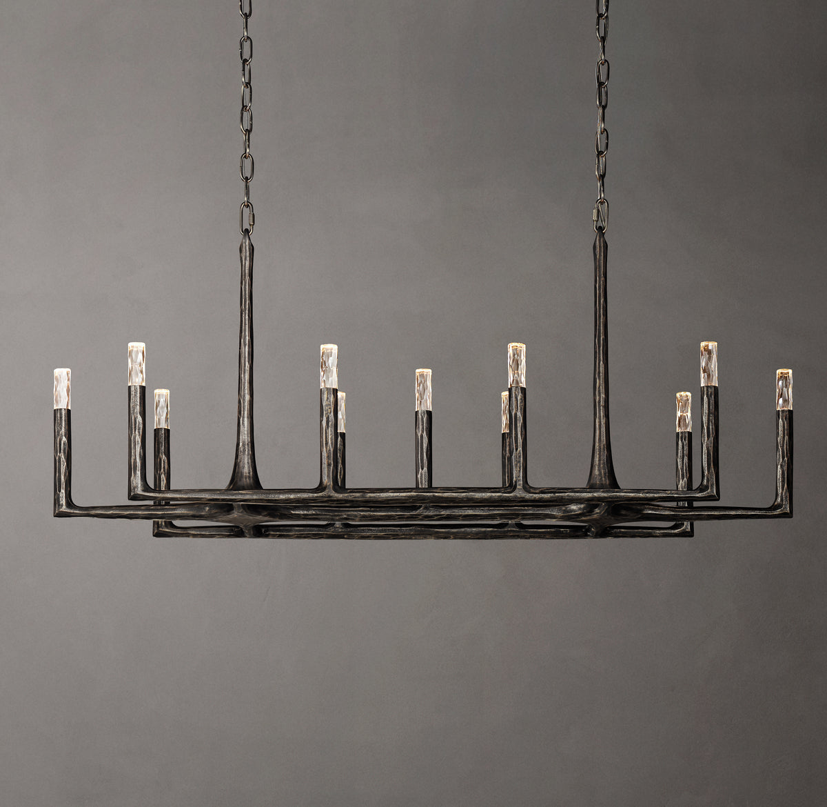 Artisan Thaddeus Linear Chandelier, alternate view