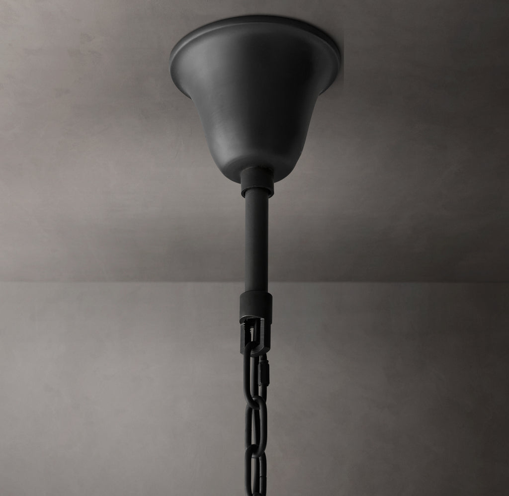 Sculptural Rhys Round Chandelier – 32"