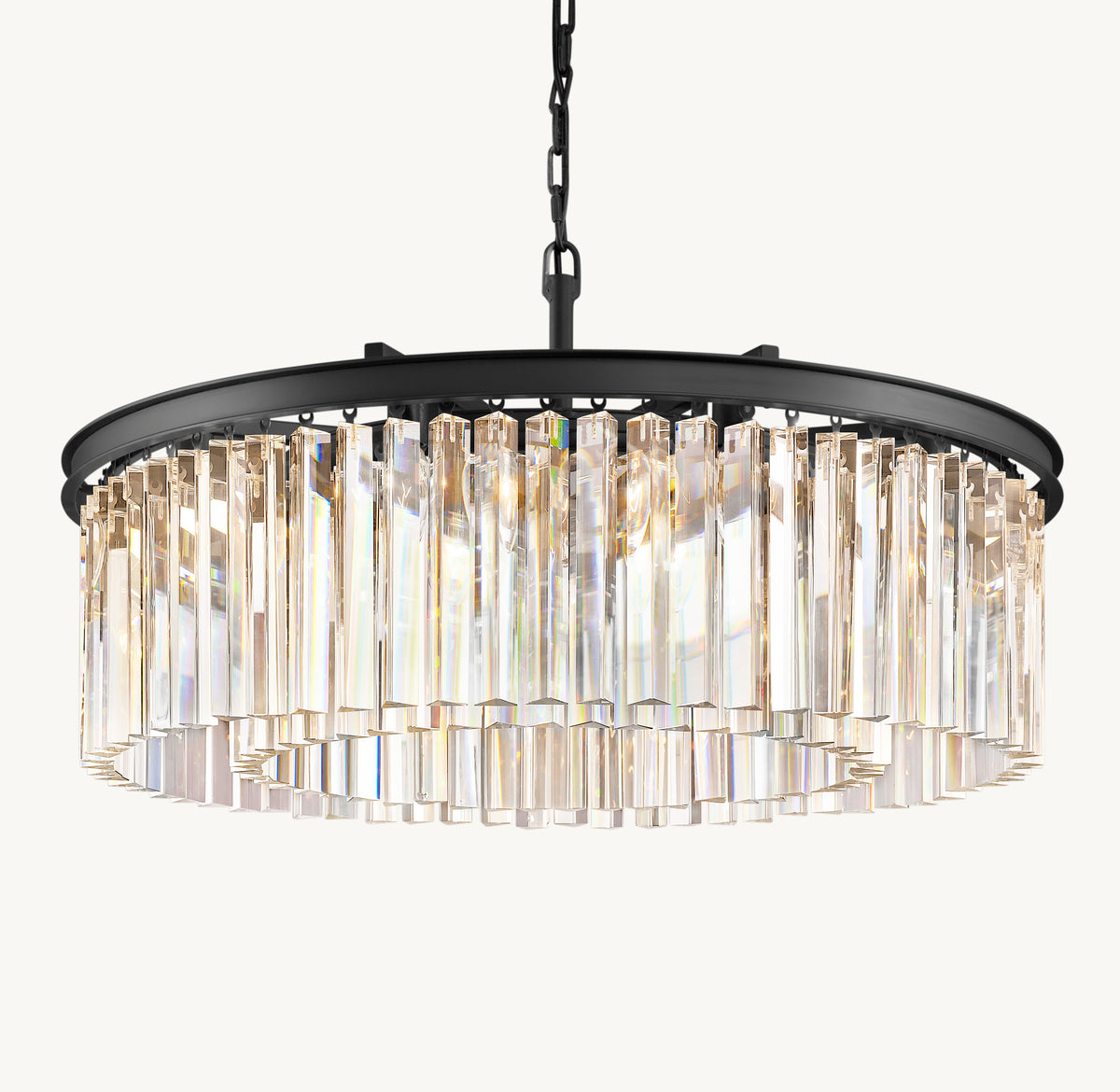 Sculptural Rhys Round Chandelier