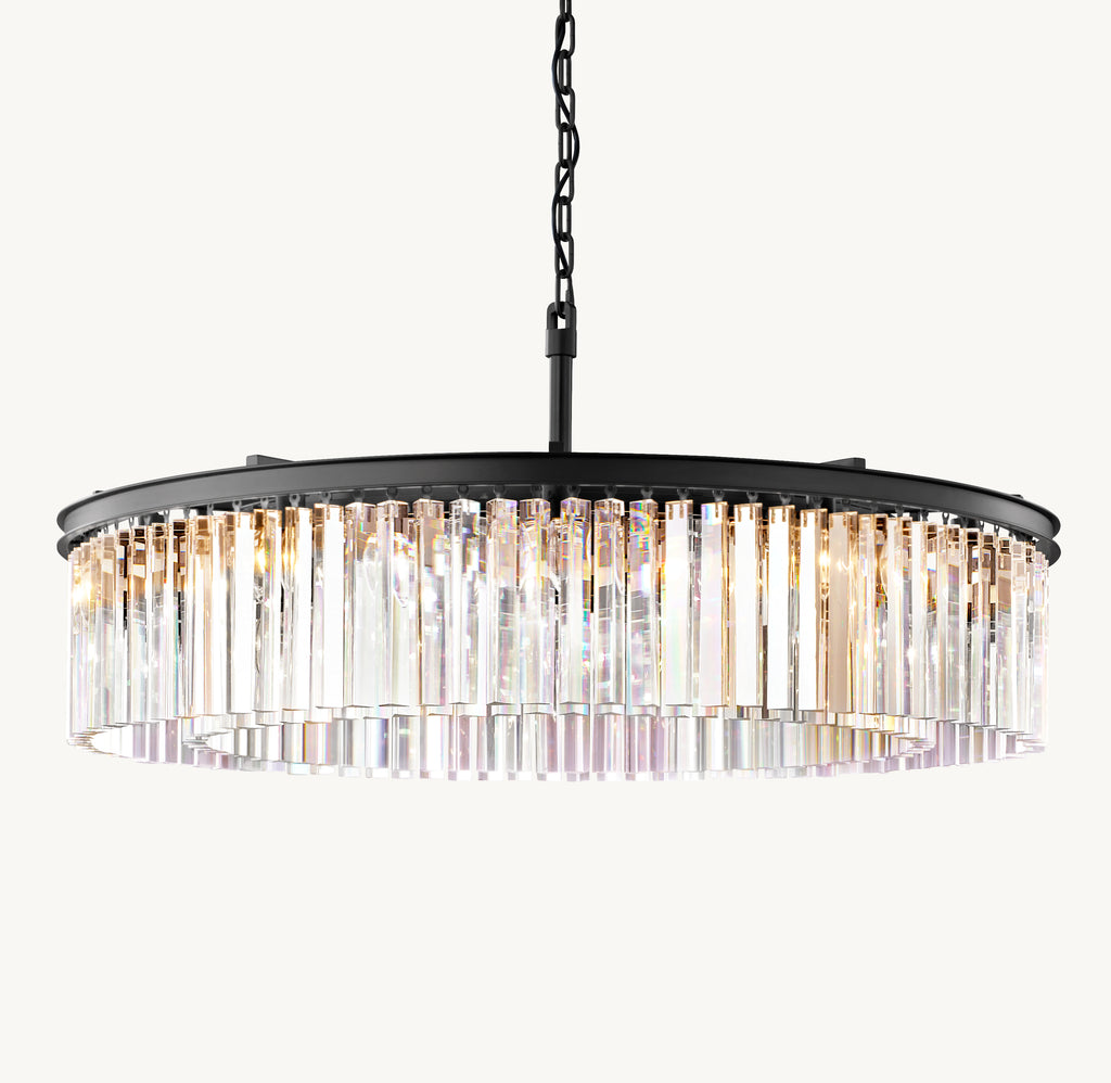 Sculptural Rhys Round Chandelier