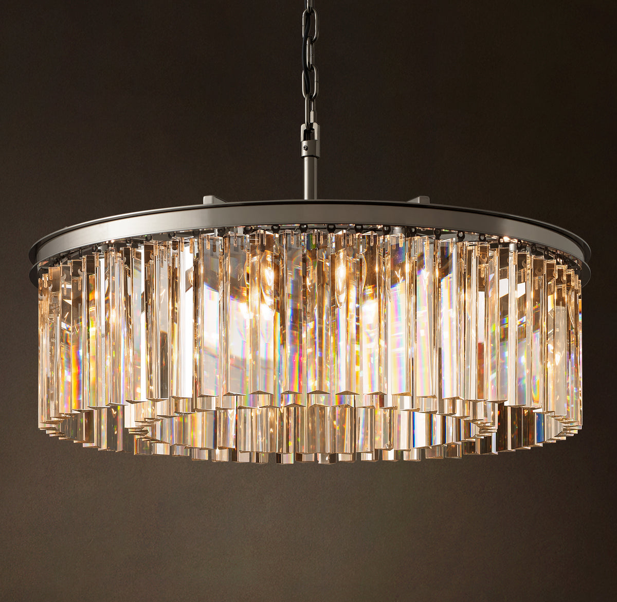 Sculptural Rhys Round Chandelier