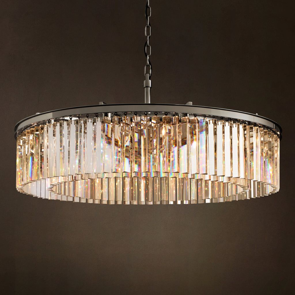 Sculptural Rhys Round Chandelier