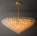Artisan Chiara Clear Glass Tiered Round Chandelier