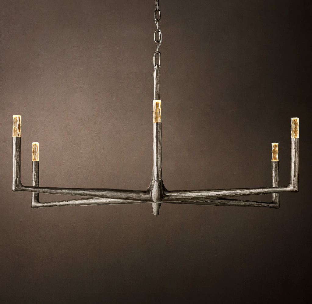 Artisan Thaddeus Round Chandelier, alternate view