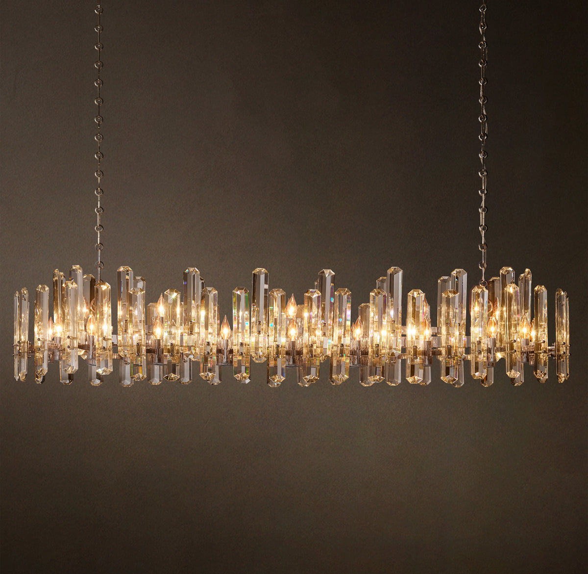 Signature Bonnington Linear Chandelier, alternate view