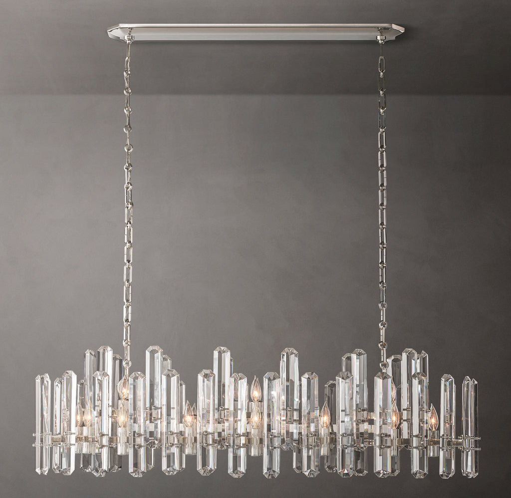 Signature Bonnington Linear Chandelier, alternate view