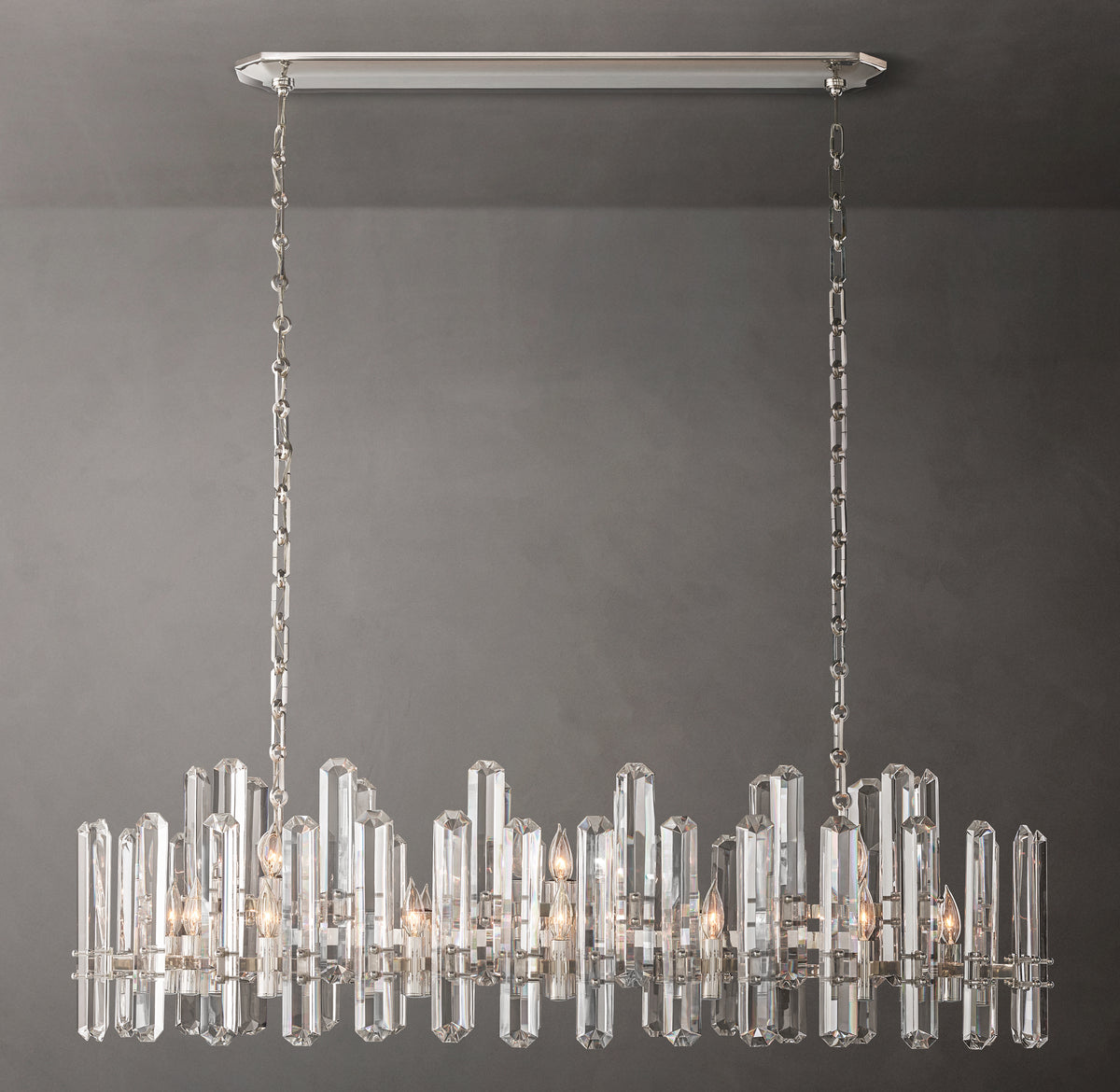 Signature Bonnington Linear Chandelier, alternate view