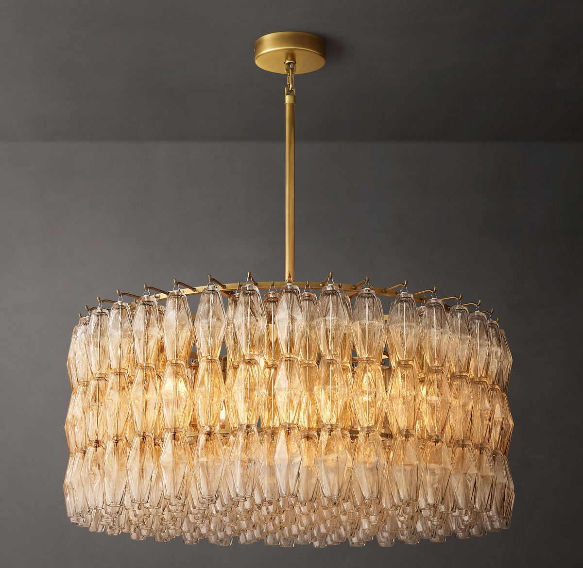 Artisan Chiara Clear Glass Round Chandelier