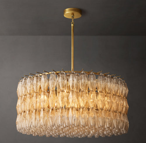 Artisan Chiara Clear Glass Round Chandelier