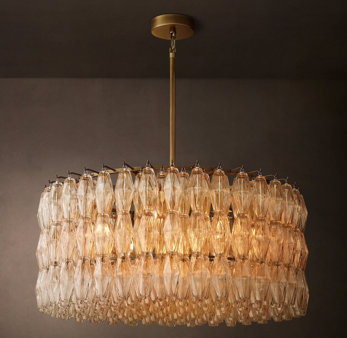 Artisan Chiara Clear Glass Round Chandelier – 37"