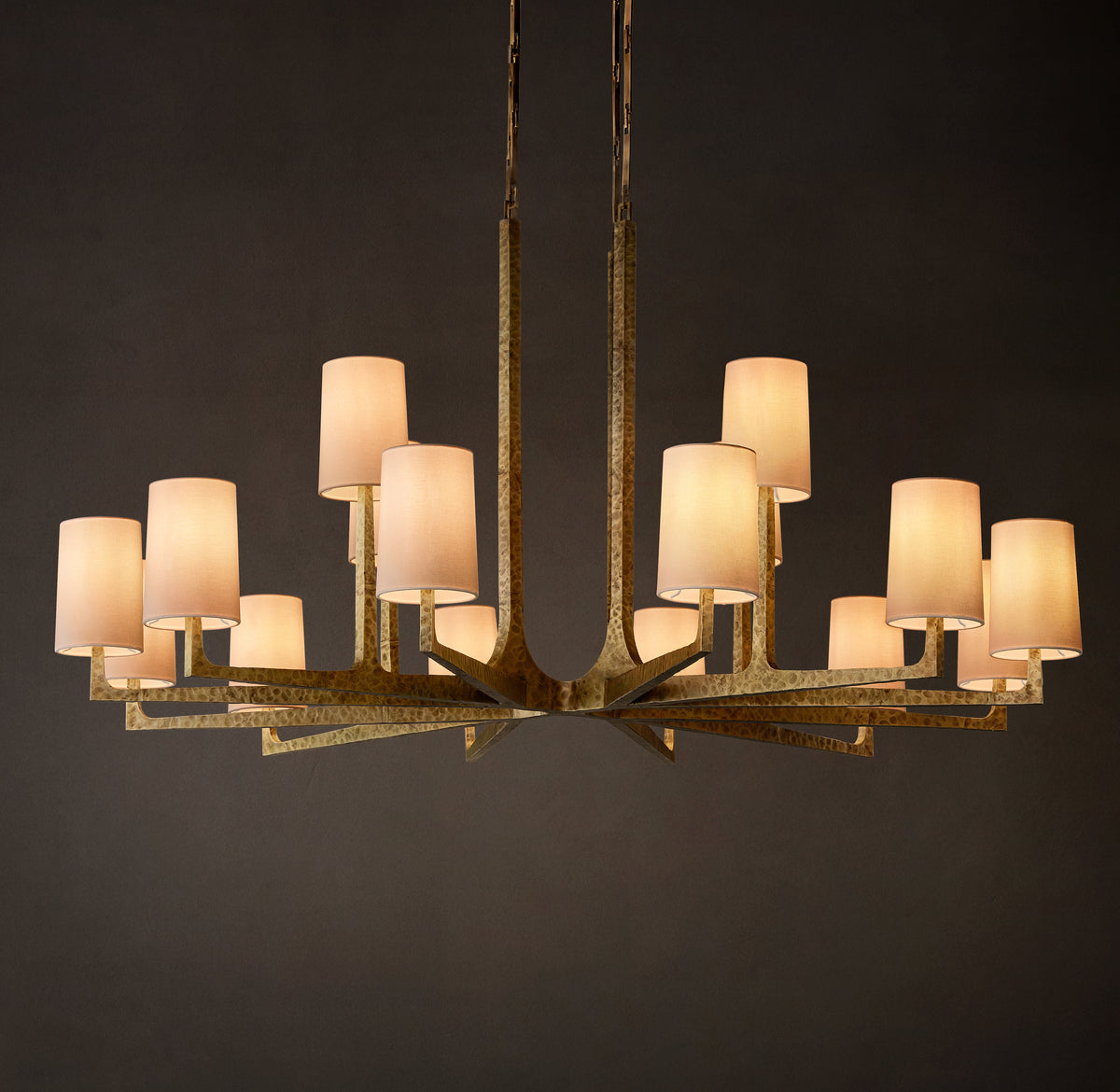 Artisan Wright Round Chandelier, alternate view