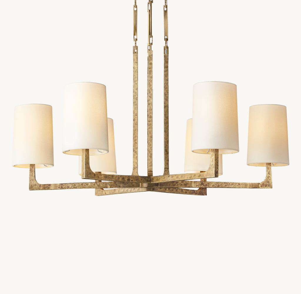 Artisan Wright Round Chandelier, alternate view