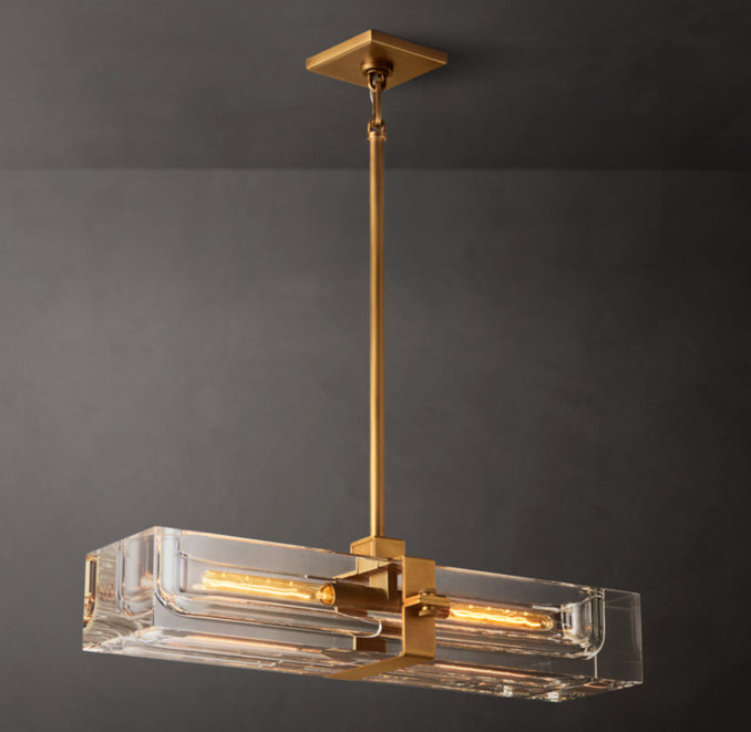 Sculptural Savile Linear Chandelier