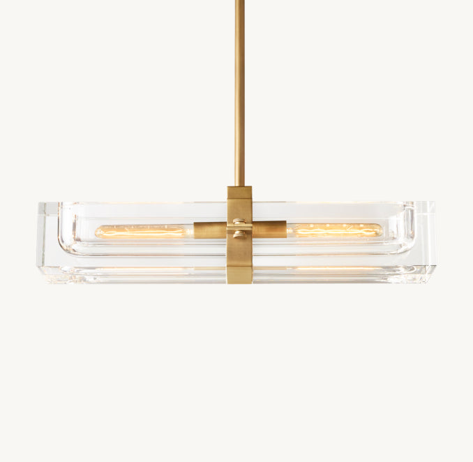 Sculptural Savile Linear Chandelier – 24"