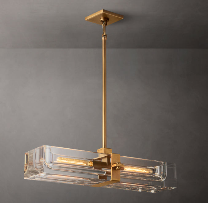 Sculptural Savile Linear Chandelier – 24"