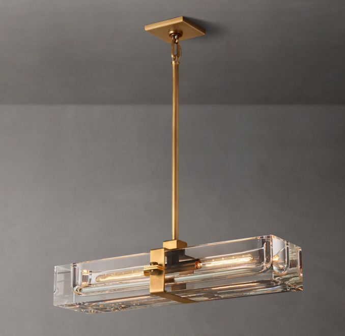 Sculptural Savile Linear Chandelier – 24"