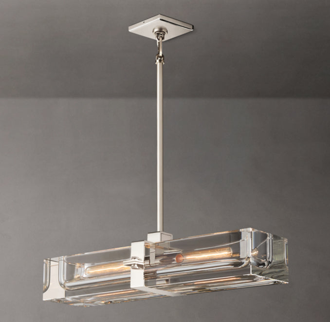 Sculptural Savile Linear Chandelier – 24"